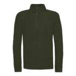 PILE LEGGERO TEMPUS MEZZA ZIP UOMO VERDE ROCK