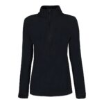 PILE LEGGERO TEMPUS MEZZA ZIP DONNA NERO ROCK