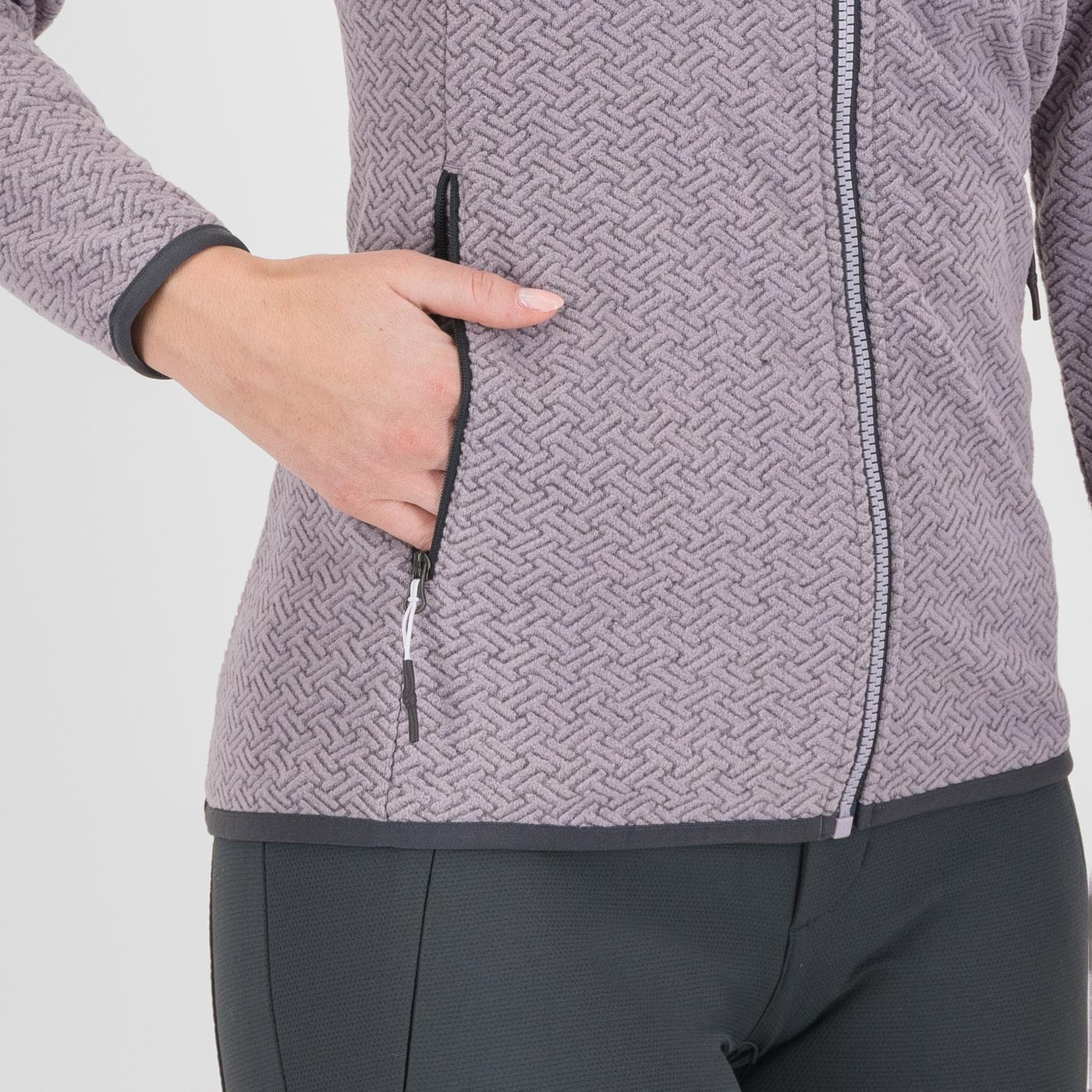 KARPOS WOMEN'S LONG ZIP MESDI' FLEECE - Image 2